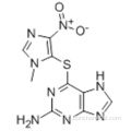 9H- 퓨린 -2- 아민, 6-[(1- 메틸 -4- 니트로 -1H- 이미 다졸 -5- 일) 티오] CAS 5581-52-2
